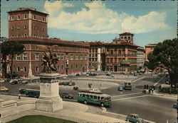 A square in Rome Postcard