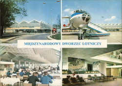 International Airport Warsaw, Poland Eastern Europe Postcard Postcard Postcard