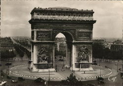 L'Arc de Triomphe Paris, France Postcard Postcard Postcard