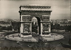 L'Arc de Triomphe Paris, France Postcard Postcard Postcard