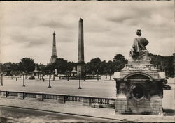 Paris Obelisk France Postcard Postcard Postcard