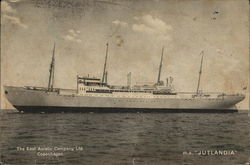 The East Asiatic Company Ltd Copenhagen m.s Jutlandia Boats, Ships Postcard Postcard Postcard