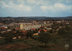 View over Town Postcard