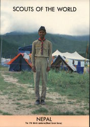 1991 Scouts of the World: Nepal Postcard Postcard Postcard