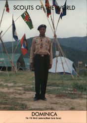 1991 Scouts of the World: Dominica Caribbean Islands Postcard Postcard Postcard