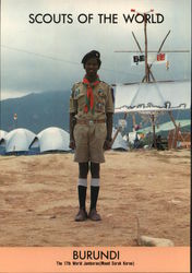 1991 Scouts of the World: Burundi Africa Postcard Postcard Postcard