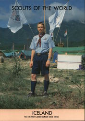 1991 Scouts of the World: Iceland Postcard Postcard Postcard