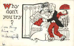 Why don't You Try? Romance & Love Postcard Postcard