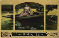 I am thinking of you Romance & Love Postcard Postcard