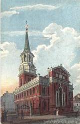 Christ Church, Second Street Philadelphia, PA Postcard Postcard