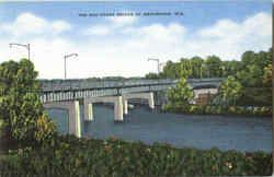 The Red Cedar Bridge Menomonie, WI Postcard Postcard