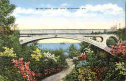 Ravine Drive, Lake Park Postcard