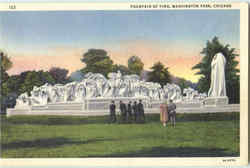 Fountain Of Time, Washiton Park Postcard