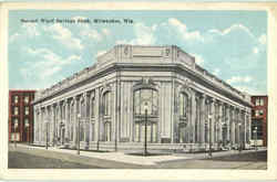 Second Ward Savings Bank Postcard