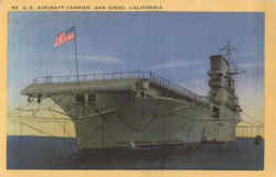 U. S. Aircraft Carrier Postcard