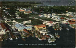 Birdseye View Of Seafood Industry In Biloxi Mississippi Postcard Postcard