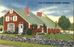 Home Of Putnam Pantry Candies, U. S. Route 1 Postcard