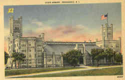 State Armory Postcard