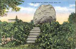 Site Of Fort St. Joseph Postcard