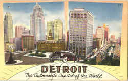 Detroit Michigan Postcard Postcard