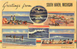 Greetings From South Haven Postcard