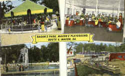 Macon's Playground, Ragan's Park Georgia Postcard Postcard