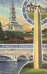 In Memory Of Washington District Of Columbia Washington DC Postcard Postcard