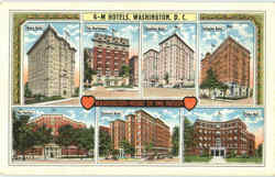 4-M Hotels Washington, DC Washington DC Postcard Postcard