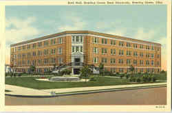 Kohl Hall, Bowling Green State Univerisity Postcard