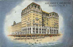 Malamut's Breakers Atlantic City, NJ Postcard Postcard