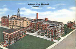 Atlantic City Hospital Postcard