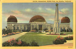 Planetarium, Griffith Park Postcard