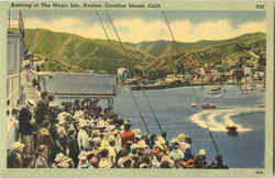 Arriving At The Magic Isle, Catalina Island Avalon, CA Postcard Postcard