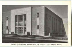 First Christian Assembly Of God Cincinnati, OH Postcard Postcard