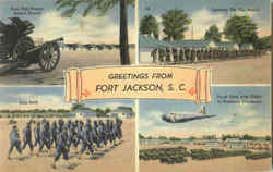 Greetings From Fort Jackson South Carolina Postcard Postcard