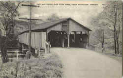 Two Way Bridge Over Otter Creek Postcard