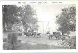 The Plaza Walter League Camp Postcard