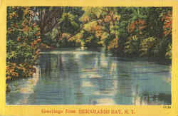 Greetings From Bernhards Bay Postcard