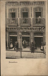 Israel R. Aranjo & Co. Storefront Pernambuco, Brazil Postcard Postcard