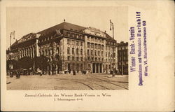 Zentral-Gebaude des Wiener Bank-Verein in Wien, Germany Postcard