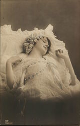 Bride  Resting Peacefully Postcard