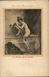 Les Preludes de la Toilette - Woman in Bathtub Women Postcard Postcard Postcard