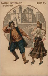 Danses Nationales Trepaka, Russie Postcard