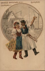 Danses Nationales: Csardas Hungary Postcard