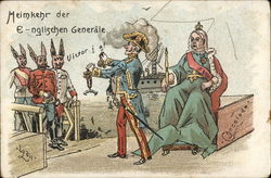 Queen Victoria Welcoming Rabit Soldiers Postcard