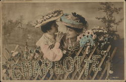 Charlotte - Two Women Postcard