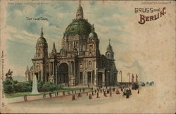 Germany Gruss aus BERLIN Der neue Dom 1900s Postcard