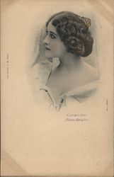 Cavallieri - Folies-Bergere Actresses Postcard Postcard