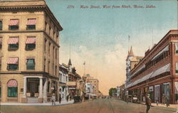 Main Street, West from Ninth Postcard