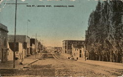 Main St., Looking West Grangeville, ID Postcard Postcard Postcard